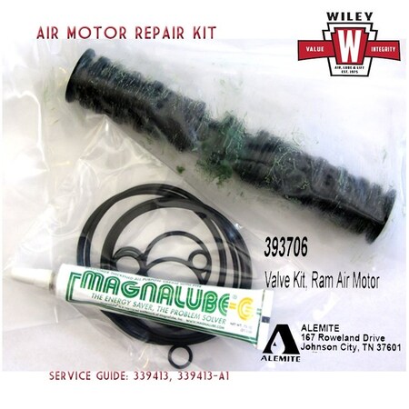 Alemite Valve Kit, Ram Air Motor, 393706 393706